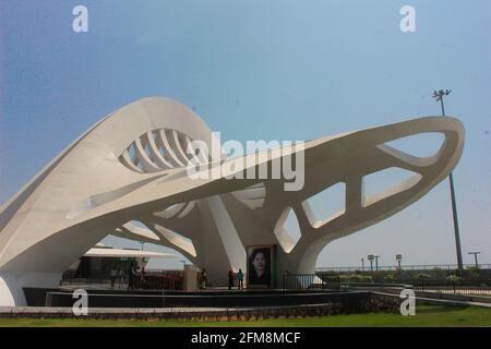 Puratchi Thalaivi Amma Dr. J. Jayalalithaa Memorialor Jayalalitha Samadhi, in Marina Beach, chennai, madras, Tamilnadu, indien, Asien Stockfoto