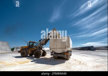 Radlader Ladewagen Stockfoto