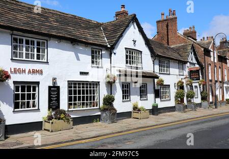 Das Dorf in Prestbury in der Stadt Stockfoto