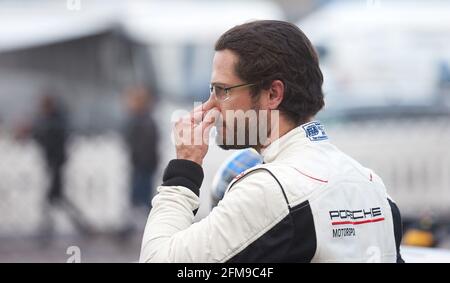 KAGEROD 20210507 Schwedens Prinz Carl Philip während der Qualifikationsrunde des Porsche Carrera Cup auf der Ring Knutstorp Rennstrecke vor Kagerod in Südschweden. Foto Andreas Hillergren / TT kod 10600. Stockfoto