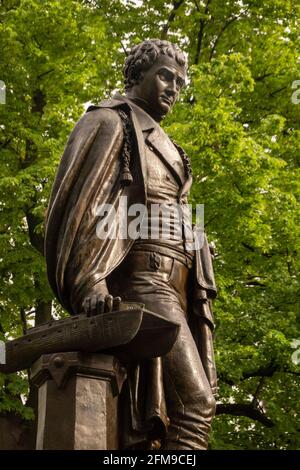 Robert Fulton Park in Bedford Stuyvesant in Brooklyn NYC Stockfoto