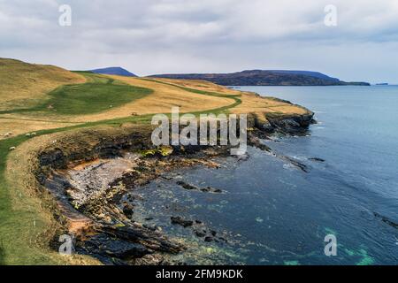 Der Strand der Halbinsel Balnakeil Stockfoto