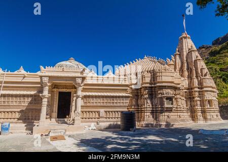 Jain Tempel am Girnar Hügel, Gujarat Zustand, Indien Stockfoto