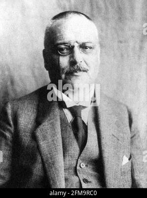 Alois Alzheimer. Porträt des deutschen Psychiaters Aloysius Alzheimer (1864-1915) Stockfoto