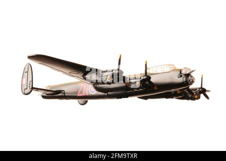 Nachbildung von Lancaster RAF WWII bombardier Stockfoto