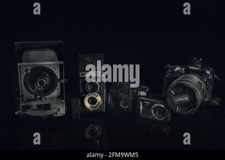 Alte Kamera Stockfoto