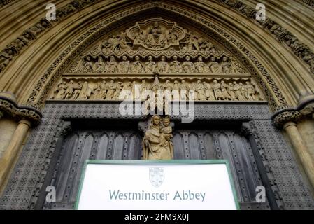 Westminster Abby und St. Margarets Kirche Bild David Sandison Stockfoto