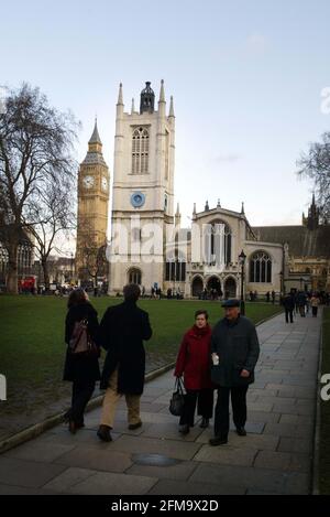 Westminster Abby und St. Margarets Kirche Bild David Sandison Stockfoto