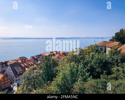 Bodensee, Meersburg, Altes Schloss, Baden-Württemberg, Deutschland Stockfoto