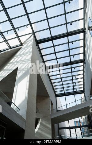 Berlin, Mitte, unter den Linden, Deutsches Historisches Museum, Pei-Bau, Innenhof Stockfoto