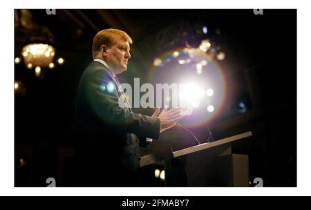 Charles Kennedy spricht auf der Liberal Democrats Konferenz 2005. Tuesdaypic David Sandison 20/9/2005 Stockfoto