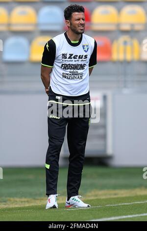 Frosinone, Italien, 7. Mai 2021 Fabio Grosso Trainer von Frosinone bei der Frosinone vs Vicenza Serie B League Credit:Roberto Ramaccia/Alamy Live News Stockfoto