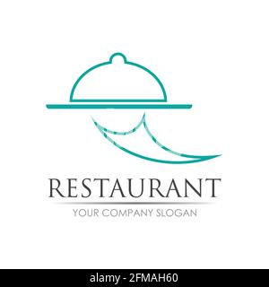 Restaurant Logo Vektor Illustration Design Vorlage Stock Vektor