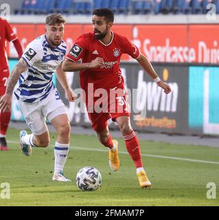 Duisburg, Deutschland. 5. Mai 2021. firo: 05.05.2021 Fuvuball: Fußball: 3. Bundesliga-Saison 2020/21 MSV Duisburg - FC Bayern Mvºnchen Muenchen U23 2: 2 Individual Action Sarpreet Singh, weltweit genutzt Credit: dpa/Alamy Live News Stockfoto