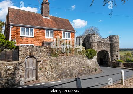 The Strand Gate, Winchelsea, East Sussex, Großbritannien Stockfoto