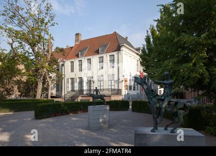 Vier Reiter der Apokalypse, Arentshof, Museum Arentshaus, Brügge Stockfoto