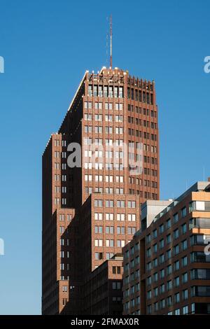 Berlin, Kollhoff Tower am Potsdamer Platz Stockfoto