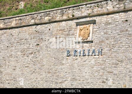 Bastion Kilian, Zitadelle Petersberg, Festung Petersberg, Sommer, Erfurt, Thüringen, Deutschland, Europa Stockfoto