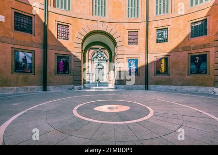 Rotonda Foschini, der interne Hof des Teatro Comunale, Ferrara, Emilia Romagna, Italien Stockfoto