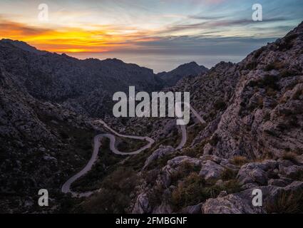 Spanien, Balearen, Mallorca, Nus de Sa Corbata Stockfoto