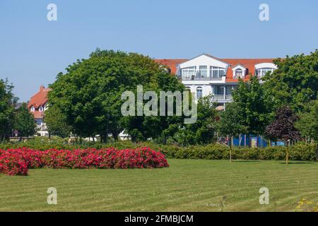 Mehrfamilienhaus, Kühlungsborn, Mecklenburg-Vorpommern, Deutschland Stockfoto