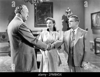 HERBERT HEYES HELENA CARTER und JAMES CAGNEY in KISS MORGEN AUF WIEDERSEHEN 1950, Regisseur GORDON DOUGLAS, Drehbuch Harry Brown aus dem Roman von Horace McCoy William Cagney Productions / Warner Bros Stockfoto