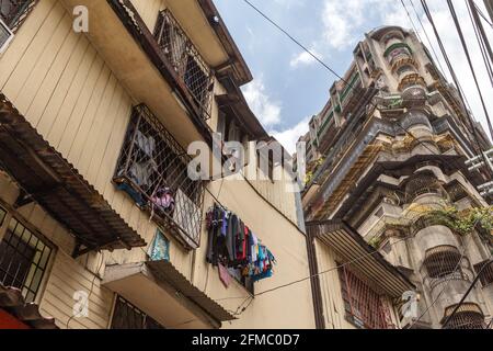 Alte und neue Gebäude, Binondo aka Chinatown, Manila, Philippinen Stockfoto