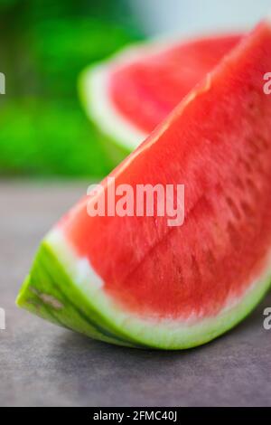 Nahaufnahme der Wassermelone Stockfoto