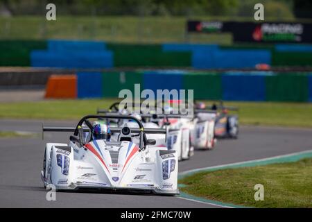 Magny Cours, Frankreich. Mai 2021. 27 HACHEZ Ewen (FRA), HMC, Sprint Cup von Funyo, Action-Rennen 1 während der 2. Runde des Sprint Cup von Funyo SportProto 2021, vom 6. Bis 9. Mai 2021 auf dem Circuit de Nevers Magny-Cours, Magny-Cours, Frankreich - Photo Clément Luck / DPPI Credit: DPPI Media/Alamy Live News Stockfoto