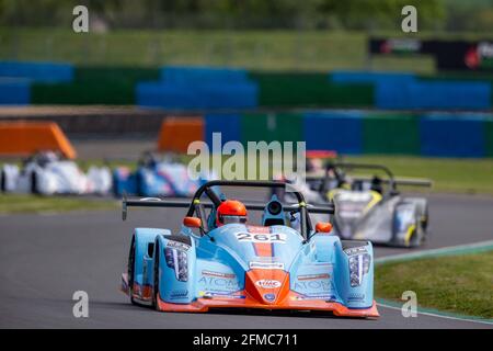 Magny Cours, Frankreich. Mai 2021. 261 LEFEVRE Frank (FRA), BROUARD Remy (FRA), HMC, Sprint Cup von Funyo, Actionrennen 1 während der 2. Runde des Sprint Cup von Funyo SportProto 2021, vom 6. Bis 9. Mai 2021 auf dem Circuit de Nevers Magny-Cours, Magny-Cours, Frankreich - Foto Clément Luck / DPPI Kredit: DPPI Media/Alamy Live News Stockfoto