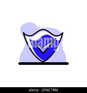 Brand Protection Vector Icon Illustratin Design Conceptual eps10 Stock Vektor