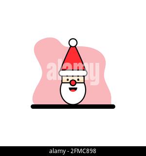 Santa Icon Concept Vector Illustration Design eps10 ideal für alle Zwecke Stock Vektor