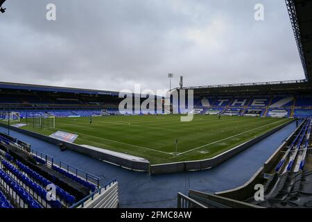 Birmingham, Großbritannien. Mai 2021. Ein allgemeiner Blick auf St Andrews Trillion Trophy Stadium, Heimat von Coventry City für die Saison 20/21 in Birmingham, Großbritannien am 5/8/2021. (Foto von Simon Bissett/News Images/Sipa USA) Quelle: SIPA USA/Alamy Live News Stockfoto