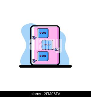 Antworten konzeptuelle Vektor Illustration Design Icon eps10 großartig für alle Zwecke Stock Vektor