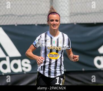 Vinovo, Italien. Mai 2021. Barbara Bonansea (Juventus Women) während der italienischen Frauenmeisterschaft, Serie A Timvision Fußballspiel zwischen Juventus und Neapel am 8. Mai 2021 im Juventus Training Center in Vinovo, Italien - Foto Nderim Kaceli / DPPI Credit: DPPI Media/Alamy Live News Stockfoto