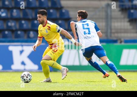 Magdeburg, Deutschland. 8. Mai 2021. firo: 08.05.2021 Fuvuball, Saison 2020/21 3. Bundesliga: SC Magdeburg - MSV Duisburg Moritz Stoppelkamp, Single Action Quelle: dpa/Alamy Live News Stockfoto