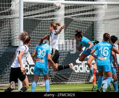 Vinovo, Italien. Mai 2021. Cristiana Girelli (Juventus Women) während der italienischen Frauenmeisterschaft, Serie A Timvision Fußballspiel zwischen Juventus und Neapel am 8. Mai 2021 im Juventus Training Center in Vinovo, Italien - Foto Nderim Kaceli / DPPI Credit: DPPI Media/Alamy Live News Stockfoto