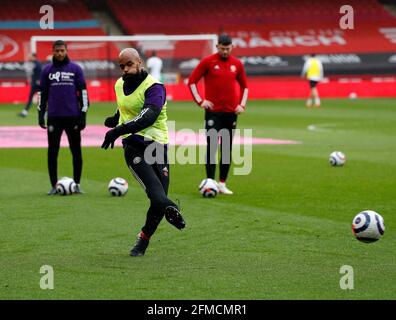 Sheffield, Großbritannien. Mai 2021. David McGoldrick von Sheffield Utd beim Premier League-Spiel in der Bramall Lane, Sheffield. Bildnachweis sollte lauten: Darren Staples / Sportimage Stockfoto