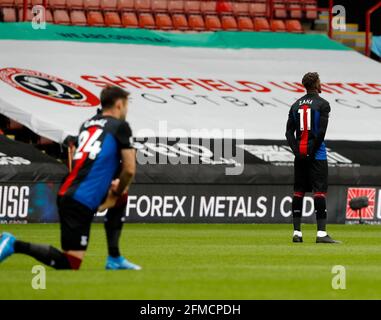 Sheffield, Großbritannien. Mai 2021. Wilfried Zaha von Crystal Palace während des Spiels der Premier League in der Bramall Lane, Sheffield. Bildnachweis sollte lauten: Darren Staples / Sportimage Stockfoto