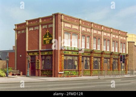 The Golden Cross Pub, Custom House Street, Cardiff, 1989 Stockfoto