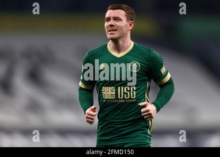 John Fleck von Sheffield United - Tottenham Hotspur gegen Sheffield United, Premier League, Tottenham Hotspur Stadium, London, Großbritannien - 2. Mai 2021 nur zur redaktionellen Verwendung – es gelten die Einschränkungen von DataCo Stockfoto