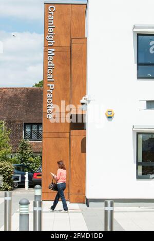 Cranleigh Medical Center, Surrey, Großbritannien Stockfoto