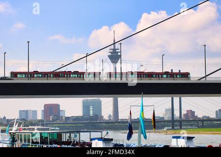 Düsseldorf am Rhein Deutschland Stockfoto