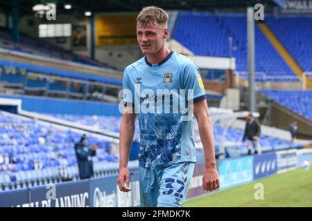 Birmingham, Großbritannien. Mai 2021. Jack Burroughs #32 of Coventry City in Birmingham, Vereinigtes Königreich am 5/8/2021. (Foto von Simon Bissett/News Images/Sipa USA) Quelle: SIPA USA/Alamy Live News Stockfoto