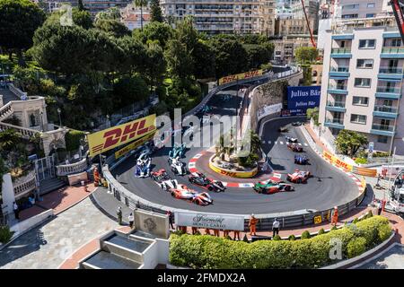 Start 23 Buemi Sébastien (SWI), Nissan e.Dams, Nissan IM02, Aktion während des Monaco ePrix 2021, 4. Treffen der Formel-E-Weltmeisterschaft 2020-21, auf dem Circuit de Monaco am 8. Mai in Monaco - Foto Marc de Mattia / DPPI Stockfoto