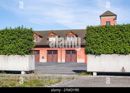 Langenthal, Schweiz - 9. Mai 2020: Langenthal ist eine Stadt und eine politische Gemeinde im Verwaltungsbezirk Oberaargau des Kantons BE Stockfoto