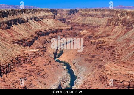 Marmor-Canyon vom South Canyon Point im Grand Canyon Nationalpark, arizona Stockfoto