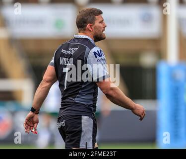 Newcastle, Großbritannien. Mai 2021. Mark Wilson von Newcastle Falcons während des Spiels in Newcastle, Vereinigtes Königreich am 5/8/2021. (Foto von Iam Burn/News Images/Sipa USA) Quelle: SIPA USA/Alamy Live News Stockfoto