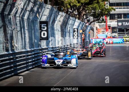 28 Günther Maximilian (ger), BMW i Andretti Motorsport, BMW iFE.21, Aktion beim Monaco ePrix 2021, 4. Treffen der Formel-E-Weltmeisterschaft 2020-21, auf dem Circuit de Monaco am 8. Mai in Monaco - Foto Grégory Lenormand / DPPI Stockfoto