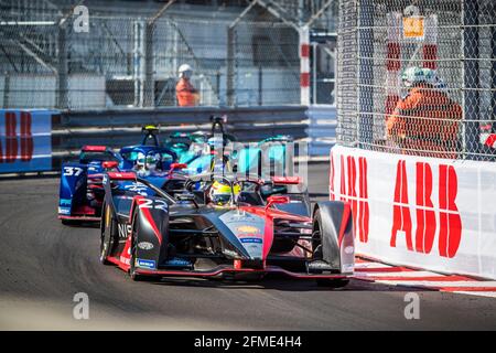 22 Rowland Oliver (gbr), Nissan e.Dams, Nissan IM02, Aktion während des Monaco ePrix 2021, 4. Treffen der Formel-E-Weltmeisterschaft 2020-21, auf dem Circuit de Monaco am 8. Mai in Monaco - Foto Grégory Lenormand / DPPI Stockfoto